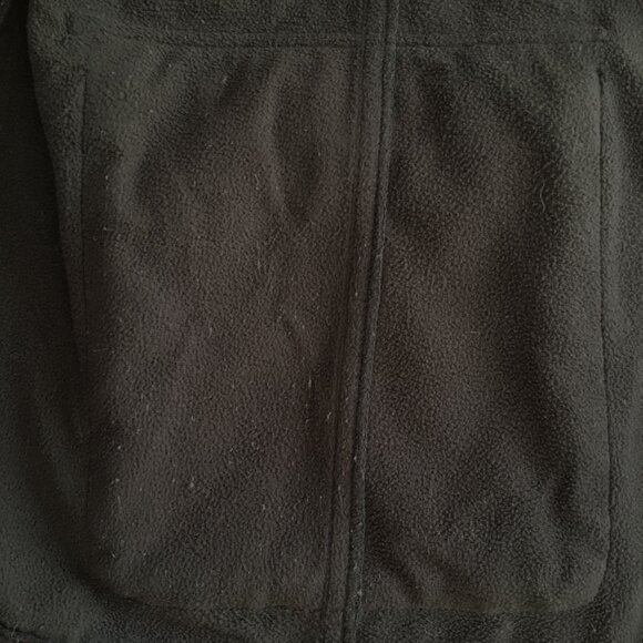 [Novelti] Black Fleece Lined High Collar Hooded Raincoat | L | Good - Picture 12 of 15